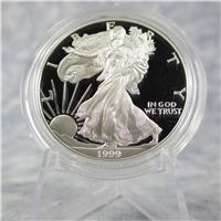 American Eagle Silver Dollar Proof in Box with COA  (US Mint, 1999-P)