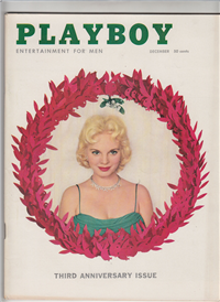 PLAYBOY  Vol. 3 #12    (HMH Publishing Co., Inc., December, 1956) Third Anniversary Issue, Lisa Winters