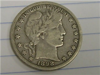 USA 1898  Barber Half Dollar    