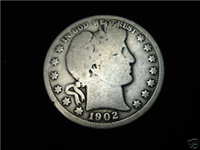 USA 1902O  Barber Half Dollar    