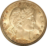 USA 1909S  Barber Half Dollar    