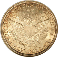 USA 1909S  Barber Half Dollar    
