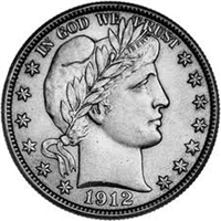 USA 1912S  Barber Half Dollar    
