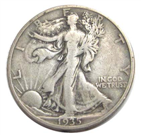 USA 1935S  Walking Liberty Half Dollar    