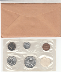 1961 US Mint Proof Set in Envelope (5 coins)