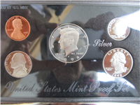 5 Coins Silver Premier Proof Set in Box with COA  (US Mint, 1998)  
