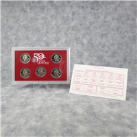 10 Coins 50 State Quarters Silver Proof Set  (U.S. Mint, 2002)
