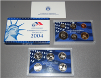 USA 11 Coins 50 State Quarters Proof Set   (U.S. Mint, 2004)