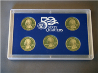 5-Coin 50 State Quarters Proof Set (US Mint, 2006)