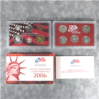 2006 US Mint 50 State Quarters SILVER Proof Set  (11 coins)