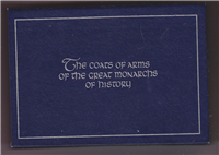 The Heraldry Society of Great Britain's Coats of Arms of the Great Monarchs of History Ingot Collection   (Franklin Mint Canada, 1980)