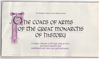 The Heraldry Society of Great Britain's Coats of Arms of the Great Monarchs of History Ingot Collection   (Franklin Mint Canada, 1980)