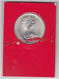 CAYMAN ISLANDS $25 Silver Uncirculated Coin (Franklin Mint, 1972)