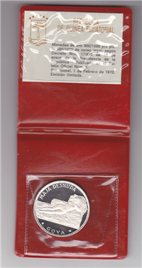 EQUATORIAL GUINEA 1970  100 Pesetas    Silver Coin KM 13.1