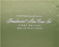 Franklin Mint  Treasury Of Presidential Commemorative Medals (Mini, Platinum)
