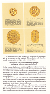 The World's Greatest Gold Coins in 14KT Gold    (Franklin Mint, 1981)