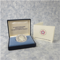American Revolution Bicentennial Council: Bicentennial Medal Commemorating the first Continental Congress (U.S. Mint, 1974)