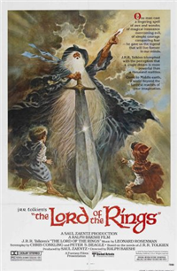 THE LORD OF THE RINGS   Original American One Sheet Style B   (United Artists, 1978)