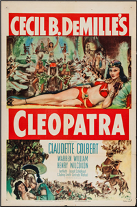CLEOPATRA   Re-Release American One Sheet   (Paramount, 1952)