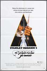 A CLOCKWORK ORANGE   Original American One Sheet   (Warner Brothers, 1972)