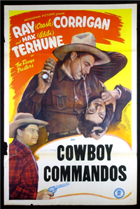 COWBOY COMMANDOS   Original American One Sheet   (Monogram, 1943)