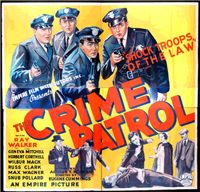 THE CRIME PATROL   Original American Six Sheet   (Empire Pictures, 1936)
