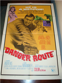 DANGER ROUTE   Original American One Sheet   (United Artists, 1968)