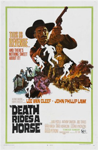 DEATH RIDES A HORSE   Original American One Sheet   (United Artists, 1968)