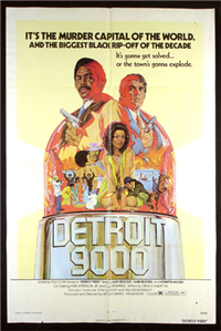 DETROIT 9000   Original American One Sheet   (General Film Corp., 1973)