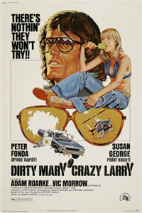 DIRTY MARY CRAZY LARRY   Original American One Sheet   (20th Century Fox, 1974)