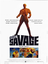 DOC SAVAGE...THE MAN OF BRONZE   Original American One Sheet   (Warner Brothers, 1975)
