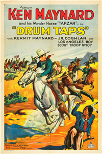 DRUM TAPS   Original American One Sheet   (Tiffany, 1933)