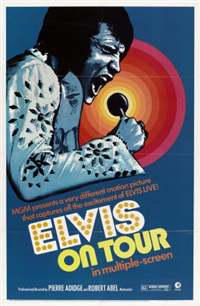 ELVIS ON TOUR   Original American One Sheet   (MGM, 1972)