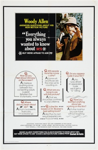 EVERYTHING YOU ALWAYS WANTED TO KNOW ABOUT SEX BUT WERE AFRAID TO ASK   Original American One Sheet Style C   (United Artists, 1972)