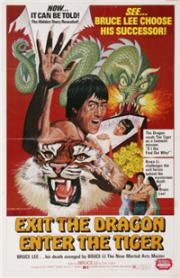 EXIT THE DRAGON, ENTER THE TIGER   Original American One Sheet   (Dimension, 1977)