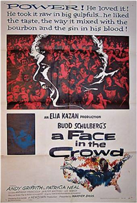 A FACE IN THE CROWD   Original American One Sheet   (Warner Brothers, 1957)
