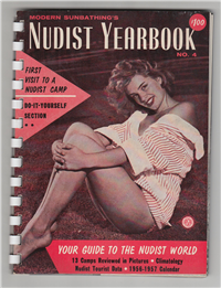 MODERN SUNBATHING'S NUDIST YEARBOOK  No. 4    (Diamond Pulbishing, Inc., 1950s) 