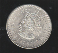 MEXICO 5 Cinco Pesos Silver Coin  (any date 1947-1948)