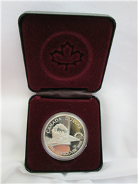 CANADA 100th Vancouver Anniversary Commemorative Silver Proof Dollar (Royal Canadian Mint, 1985)