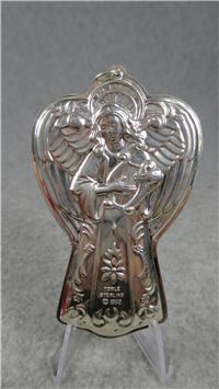 2nd Edition 3 5/8" Annual Sterling Angel Ornament  (Towle,1992) 