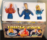 FANTASTIC FOUR Marvel Mini-Bust Triple Pack  (Bowen Designs, 2002)