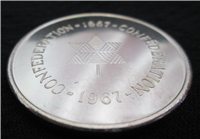 Confederation Centennial Commemorative Medal Coin (Royal Canadian Mint, 1967)
