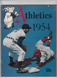 OAKLAND ATHLETICS YEARBOOK  (Big League Books, 1954) 