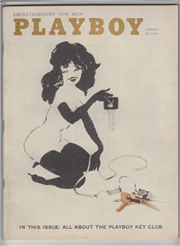 PLAYBOY  Vol. 7 No. 8    (HMH Publishing Co., Inc., August, 1960) Elaine Paul