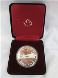 CANADA 150th Toronto Anniversary Commemorative Silver Proof Dollar (Royal Canadian Mint, 1984)