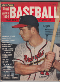 BASEBALL PICTORIAL YEARBOOK     (Street & Smith Publications, Inc., 1954) 