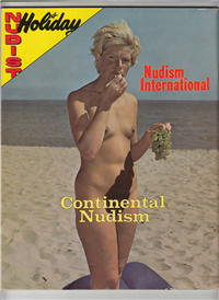 NUDIST HOLIDAY  #6    (Elysium, Inc., September, 1966) European Issue