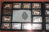 The Harley Davidson 90th Anniversary Silver Ingot Collection    (Franklin Mint, 1993)
