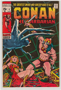 CONAN THE BARBARIAN  #4     (Marvel, 1971)