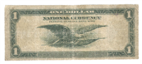 (Fr-729) 1918 $1 National Currency Federal Reserve Bank Note (Chicago, Elliott/Burke)